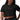 A New Era of Me – Embroidered Crop Top (Pink Thread) - Black Embroidered Crop Tee - Sobervation