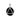 AA Symbol Sterling Silver Pendant – Recovery Sobriety Jewelry TPD170 - Synthetic Black Onyx | Sobervation