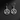 AA Symbol Sterling Silver Earrings - Circle Triangle Recovery Earrings - Earrings - Sobervation