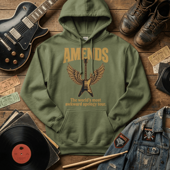 Amends Sober Translations Unisex Hoodie | Recovery Apparel | Sobervation - S Graphic Print Hoodie - Sobervation