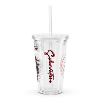 Amends World Tour Clear Plastic Tumbler – 16 oz Recovery Drinkware - Default Title | Sobervation
