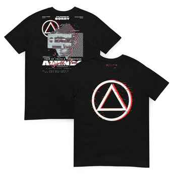 Amends World Tour Essential Tee – Front & Back Recovery Streetwear | Sobriety - Black / S | Sobervation