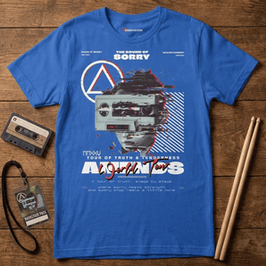 Amends World Tour Essential Tee – Women's Recovery Apparel | Sobriety Symbol - Royal / S | Sobervation