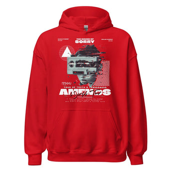 Amends World Tour Hoodie – Sobriety Meets Streetwear - Red / S | Sobervation