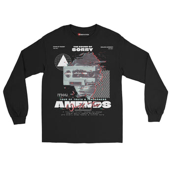 Amends World Tour Long Sleeve Tee – Recovery Streetwear | Sobriety Symbol - Black / S | Sobervation