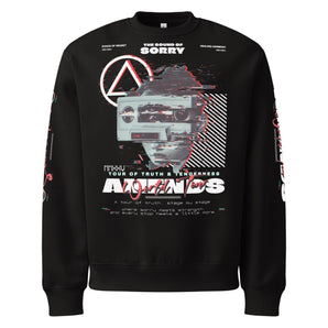 Amends World Tour Oversized Sweatshirt – Recovery Streetwear | Sobriety Symbol - Black / S | Sobervation
