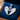 Angel Wings AA Recovery Pendant – Sterling Silver with Inlaid Symbol TPD5320 - Synthetic Lapis Pendant - Sobervation