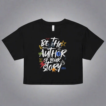 Author Your Story Women's Crop Top - Inspirational Recovery Top - XS | Sobervation