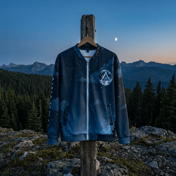 Awaken Wolf Bomber Jacket – Premium Recovery Outerwear with Sobriety Symbolism - XS All Over Print Bomber Jacket - Sobervation