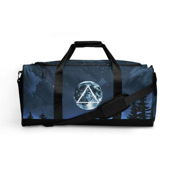 Awaken Wolf Duffle Bag – Recovery Travel & Gym Bag with Sobriety Symbolism - Default Title | Sobervation