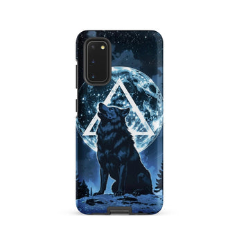 Awaken Wolf Samsung® Tough Case – Strength & Courage Recovery Symbolism - Samsung Galaxy S20 | Sobervation