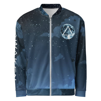 Awaken Wolf Bomber Jacket – Premium Recovery Outerwear with Sobriety Symbolism - XS | Sobervation