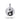 Yin Yang AA/NA Recovery Pendant – Sterling Silver with Black & White Enamel - AA Symbol | Sobervation