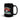 Bigfoot Was Sober - Black Glossy Mug - 11 oz Mug - Sobervation