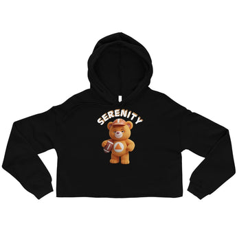 Blaze the Serenity Cub Crop Hoodie - Black / S | Sobervation
