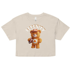 Blaze the Serenity Cub Crop Tee - Bone / XS | Sobervation