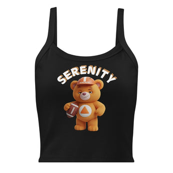 Blaze the Serenity Cub Micro-Rib Tank - Solid Black Blend / XS | Sobervation