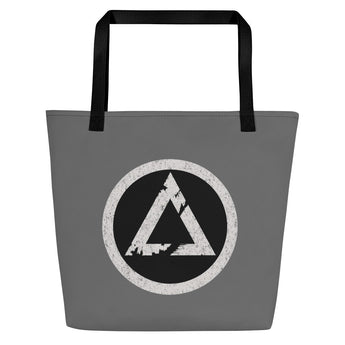 Break the Chains Large Tote Bag – Sobriety Symbol Design - Default Title | Sobervation