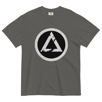 Break the Chains Sobriety Symbol Heavyweight Tee - Pepper / S | Sobervation