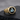 Celtic AA Recovery Solid 14K Yellow Gold Ring with Gemstone - Genuine Blue Topaz and Synthetic Black Onyx Ring - Sobervation