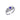 Celtic NA Symbol Sterling Silver Ring - Color Inlay Options - Synthetic Lapis / 4 | Sobervation