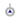 Celtic Sterling Silver AA Recovery Pendant – TPD3938 - Synthetic Lapis Pendant - Sobervation