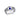 Celtic Trinity Knot Recovery Ring – Sterling Silver with AA Symbol TRI1931 - Synthetic Lapis / 4 | Sobervation