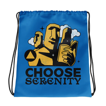 Choose Serenity Drawstring Bag – Grab It and Go with Grace - Default Title | Sobervation