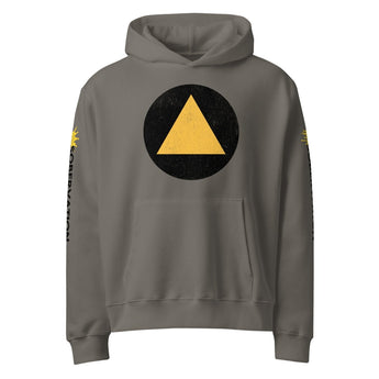 Choose Serenity Oversized Hoodie – Sobriety with Substance - Asphalt / S | Sobervation