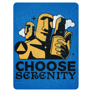 Choose Serenity Sherpa Blanket – Wrap Yourself in Peace - Default Title | Sobervation