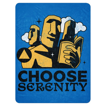 Choose Serenity Sherpa Blanket – Wrap Yourself in Peace - Default Title | Sobervation