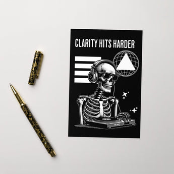 Clarity Hits Harder Greeting Card - Default Title | Sobervation