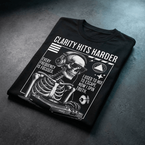 Clarity Hits Harder – Women’s Essential Tee - S | Sobervation