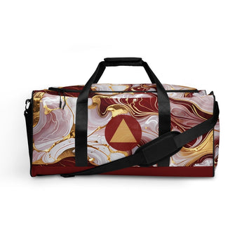 Crimson & Gold Flow Duffle Bag - Default Title | Sobervation
