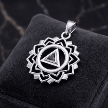 Crown Chakra Recovery Gemstone Sterling Silver Pendant – Spiritual Sobriety Jewelry TPD5307 - Genuine Amethyst Pendant - Sobervation