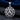 Crown Chakra Recovery Gemstone Sterling Silver Pendant – Spiritual Sobriety Jewelry TPD5307 - Genuine Blue Topaz Pendant - Sobervation