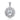Crown Chakra Recovery Gemstone Sterling Silver Pendant – Spiritual Sobriety Jewelry TPD5307 - Genuine Blue Topaz | Sobervation