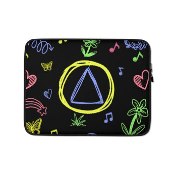 Doodle Recovery Laptop Sleeve – Carry Bold, Live Bright - 13″ | Sobervation