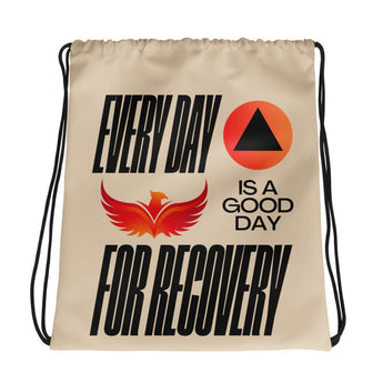 Every Day is a Good Day for Recovery Drawstring Bag - Default Title | Sobervation