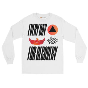 Every Day is a Good Day for Recovery Long Sleeve Tee - White / S | Sobervation