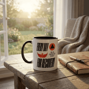 Every Day is a Good Day for Recovery Mug - Black Mug - Sobervation