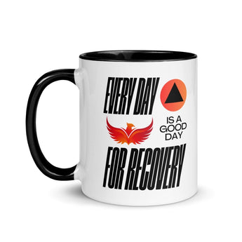 Every Day is a Good Day for Recovery Mug - Black / 11 oz | Sobervation