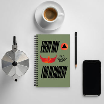 Every Day is a Good Day for Recovery Spiral Notebook - Default Title | Sobervation