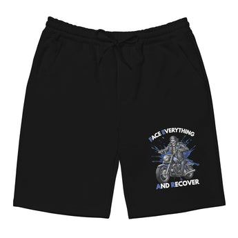 F.E.A.R. Skeleton Rider Fleece Shorts – Face Everything And Recover - Black / S | Sobervation