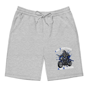 F.E.A.R. Skeleton Rider Fleece Shorts – Face Everything And Recover - Heather Grey / S | Sobervation
