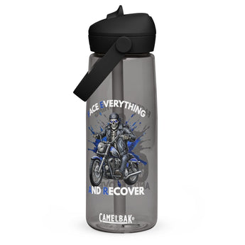 F.E.A.R. Skeleton Rider Water Bottle – Face Everything And Recover - Default Title | Sobervation