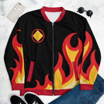 Flame of Sobriety Varsity Bomber Jacket – NA Symbol Edition - XS | Sobervation