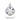 Flower of Life Sterling Silver Recovery Pendant with AA or NA Symbol & Genuine Gemstone - Mix Necklace - Sobervation