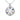 Flower of Life Sterling Silver Recovery Pendant with AA or NA Symbol & Genuine Gemstone - Mix Necklace - Sobervation