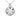 Flower of Life Sterling Silver Recovery Pendant with AA or NA Symbol & Genuine Gemstone - Mix Necklace - Sobervation